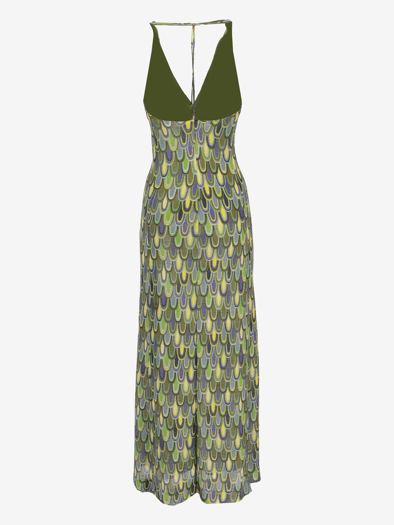 Missoni Long Halter Dress with Open Back W7426.30  Missoni 