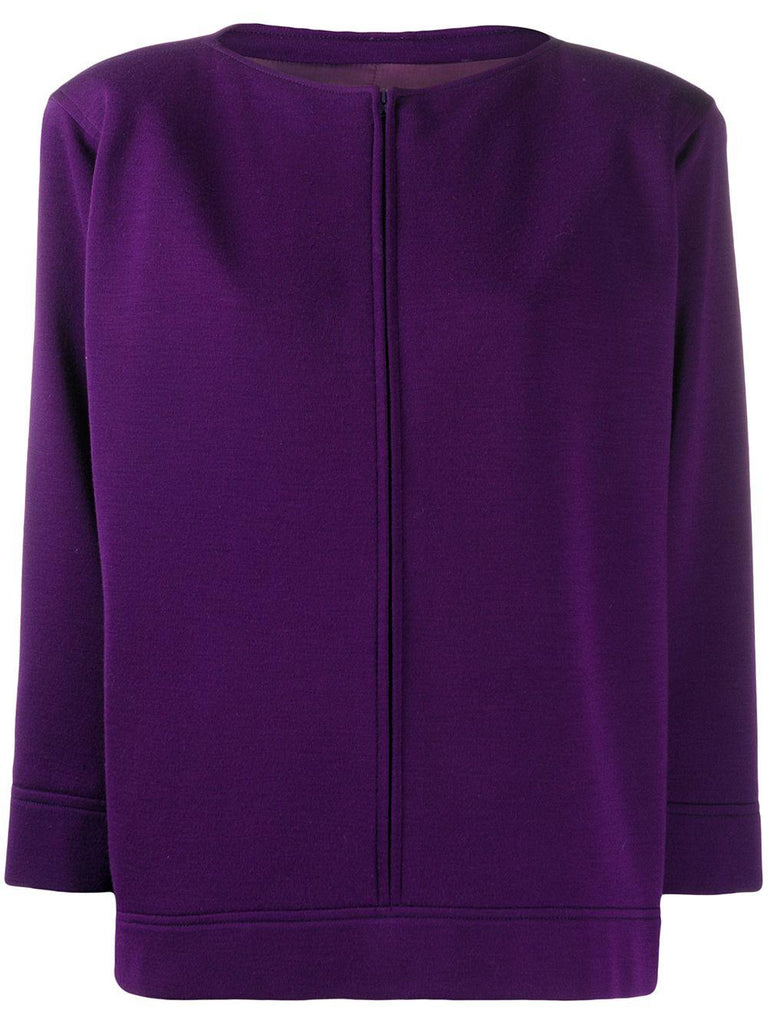 Yves Saint Laurent Purple Cardigan B1602198  Yves Saint Laurent 