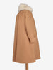 Courrèges Wool Coat With Fur Collar MR120725.11  Courrèges 