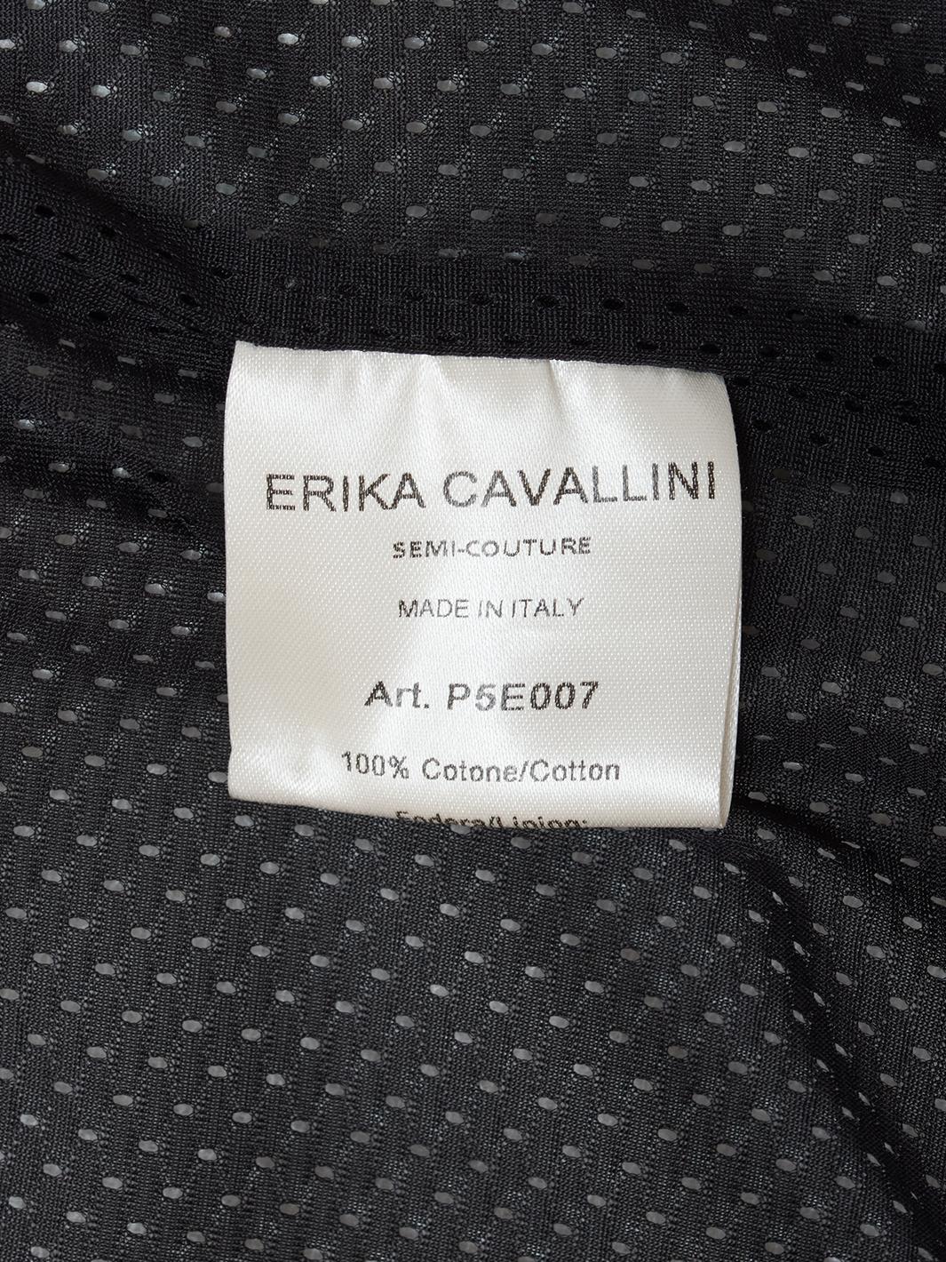 Erika Cavallini 彩色夹克，带图案纽扣