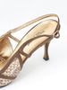 2010 Dolce&Gabbana python slingbacks W2203141  Dolce & Gabbana 
