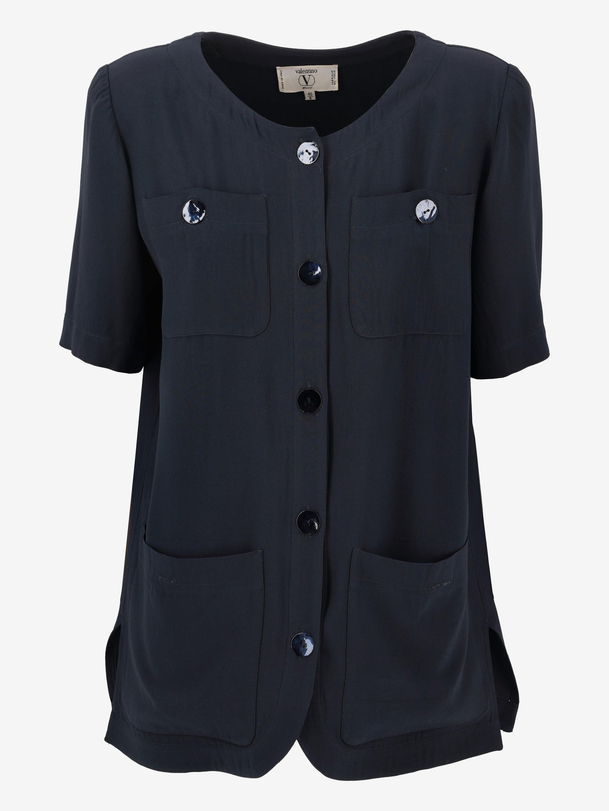 Valentino Miss V Silk Blouse