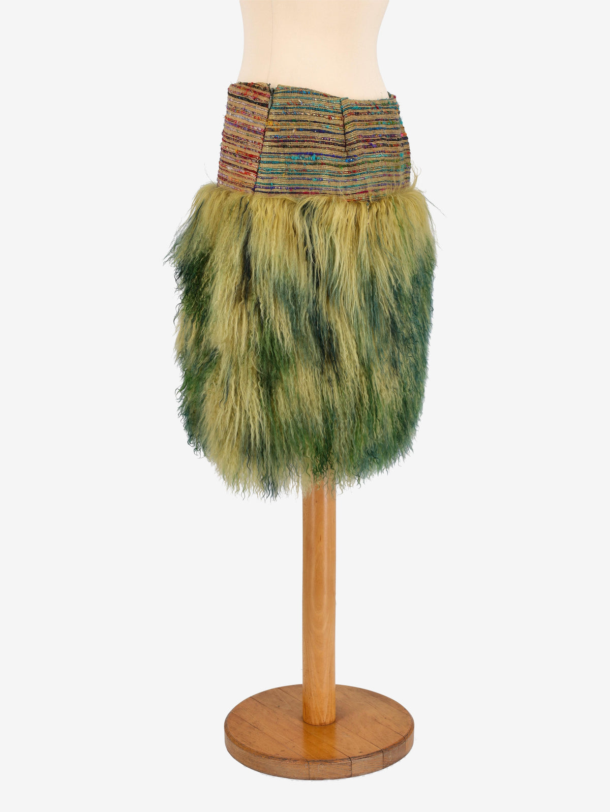 Romeo Gigli Vintage Furry Skirt MR021123.19  Gigli 