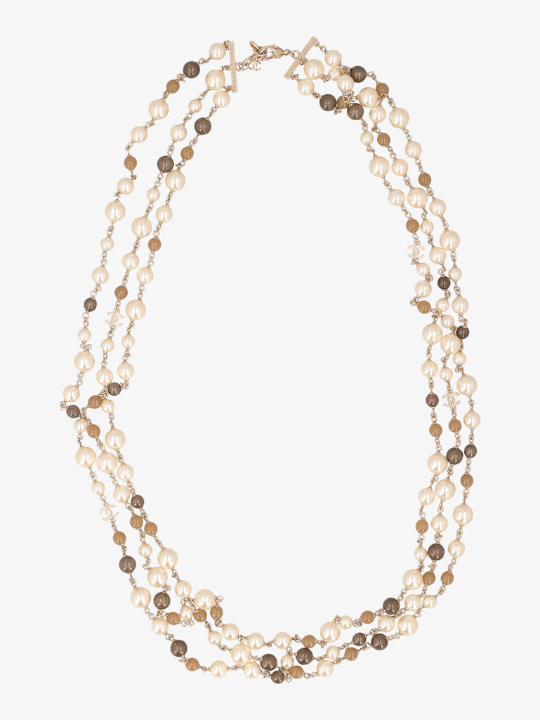 Chanel Multicolour Pearls Necklace