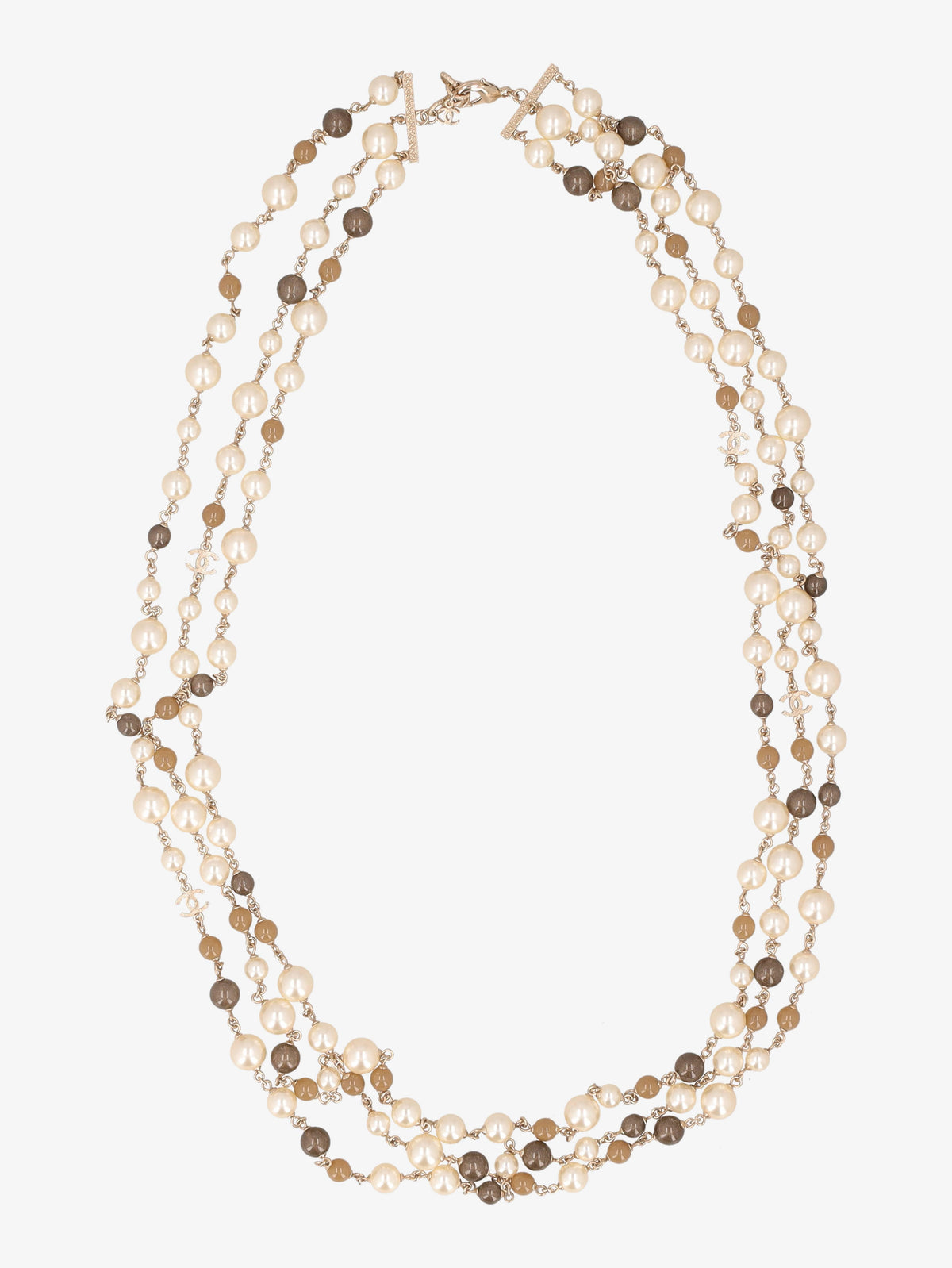 Chanel Multicolour Pearls Necklace