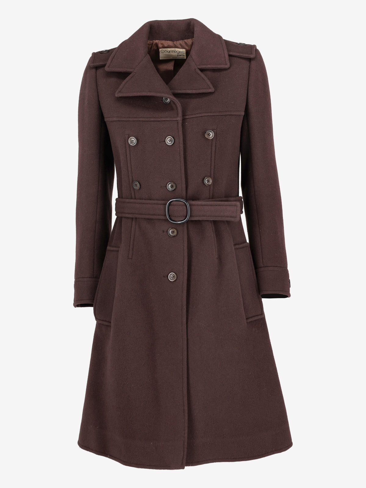 Courrèges Brown Coat MR260725.34  Courrèges 