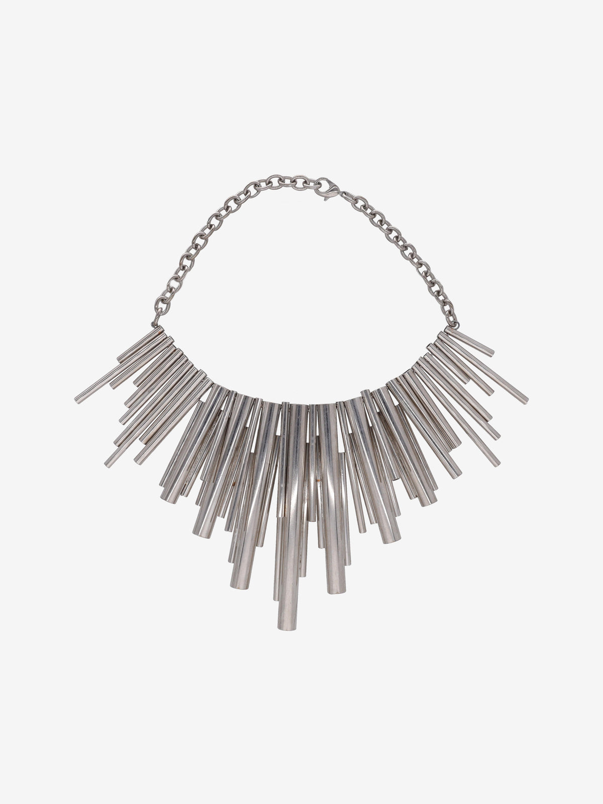 Vintage Metal Tubes Necklace MR031225.82  Vintage 