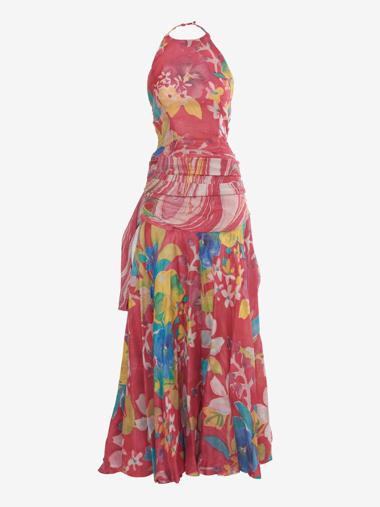 Lancetti Multicolor organza dress BR12523.14  Lancetti 