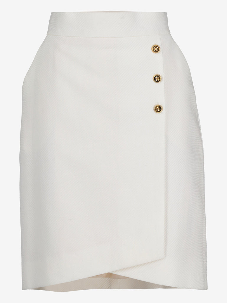 Chanel White Skirt MR120725.10  Chanel 