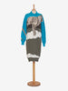 Krizia Wool dress with puma embroidery