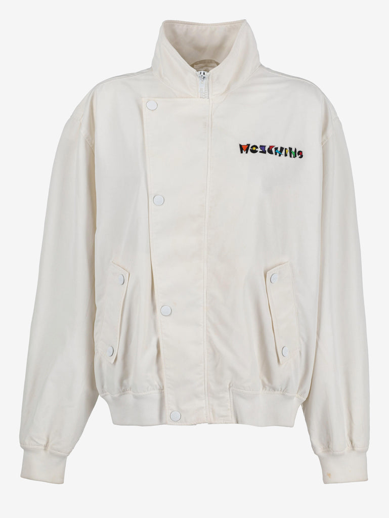 Moschino White Bomber Jacket WCV250848  Moschino 