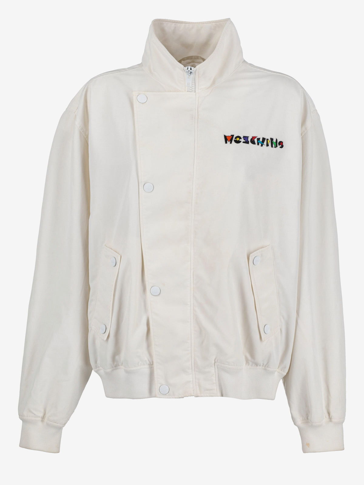 Moschino White Bomber Jacket WCV250848  Moschino 