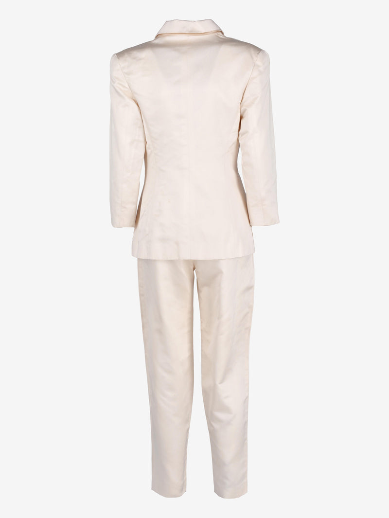 Genny Satin Jacket and Trousers Set 1207214  Genny 