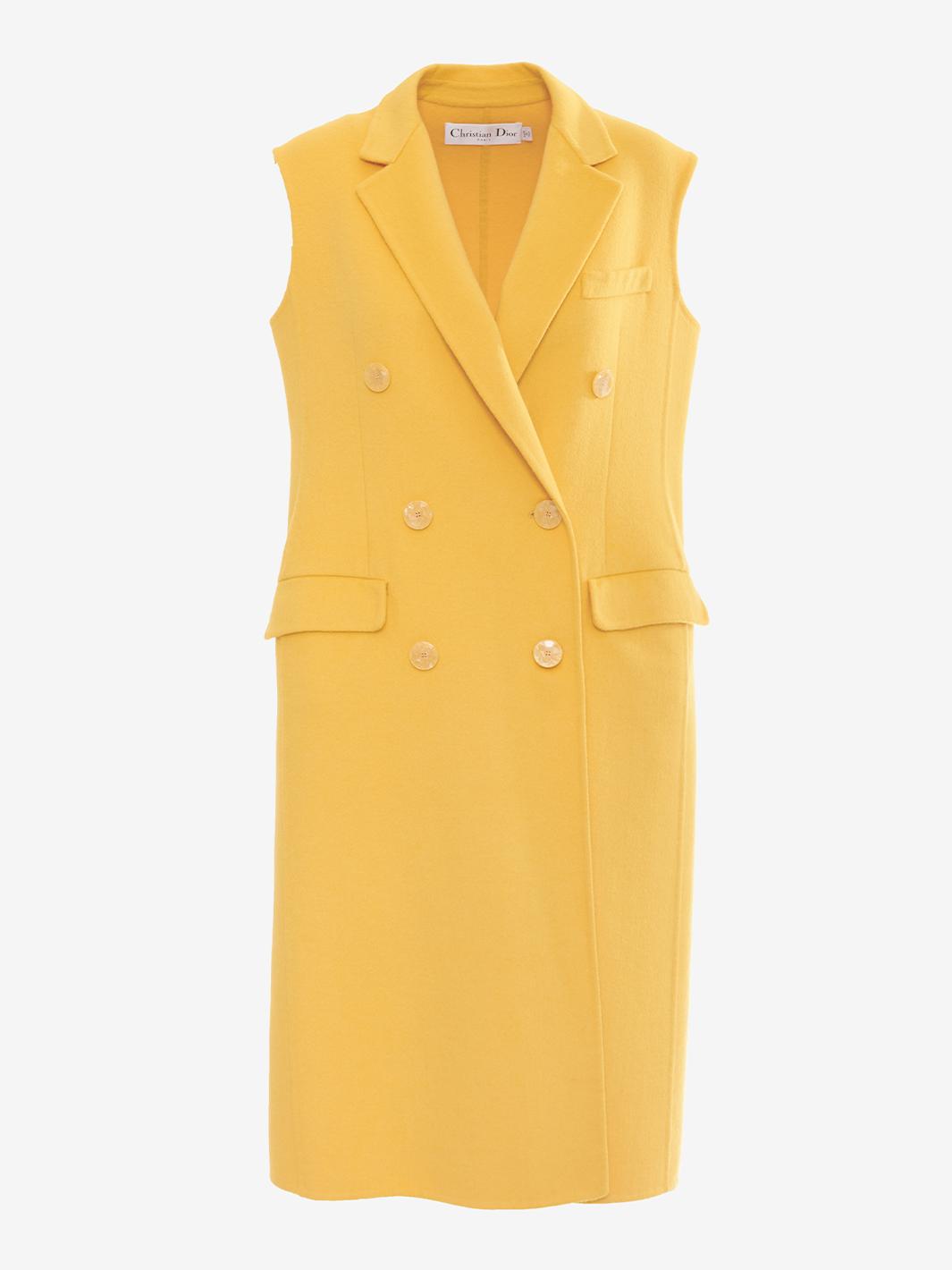 Christian Dior Wool Long Vest