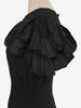 Vintage ruffle taffetà dress - '36s AR003  Vintage 