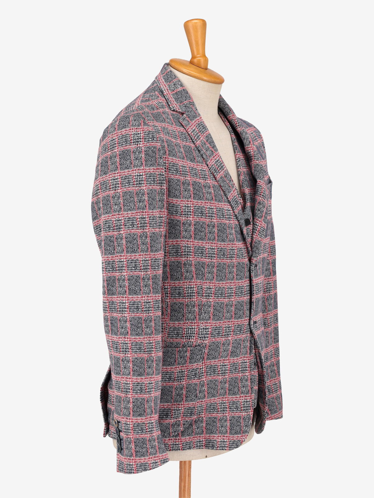 Massimo Rebecchi Checked Blazer With Vest WCV250830.06  Massimo Rebecchi 
