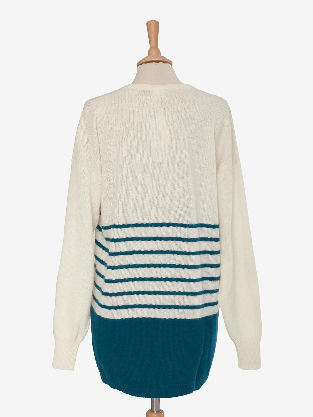 Krizia Tiger Embroidery Over Sweater