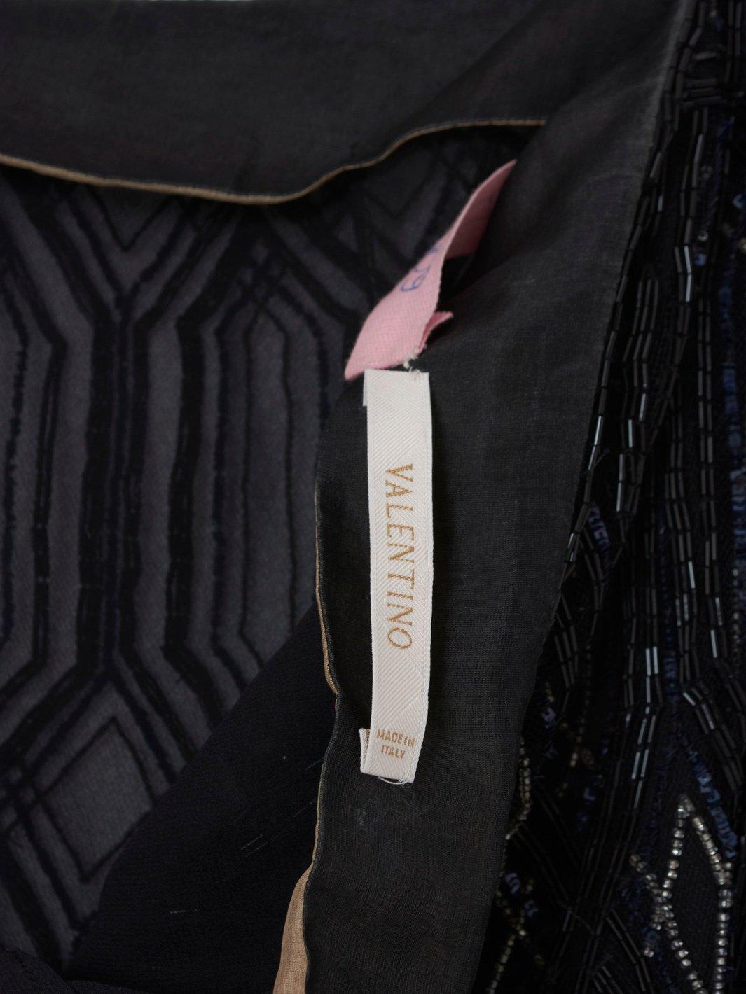 Y2K Valentino black skirt with sequins MR22022022.6  Valentino 