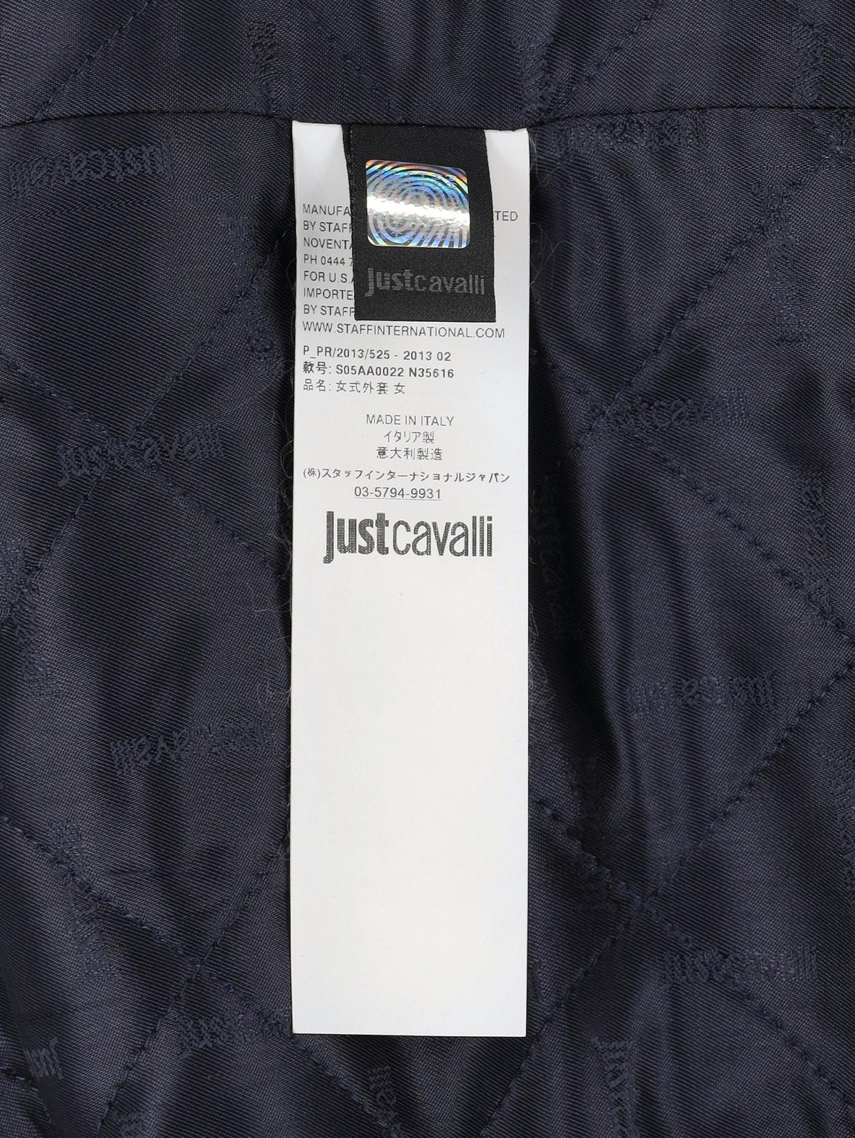 Just Cavalli Patterned Coat CVM26.6.16  Just Cavalli 