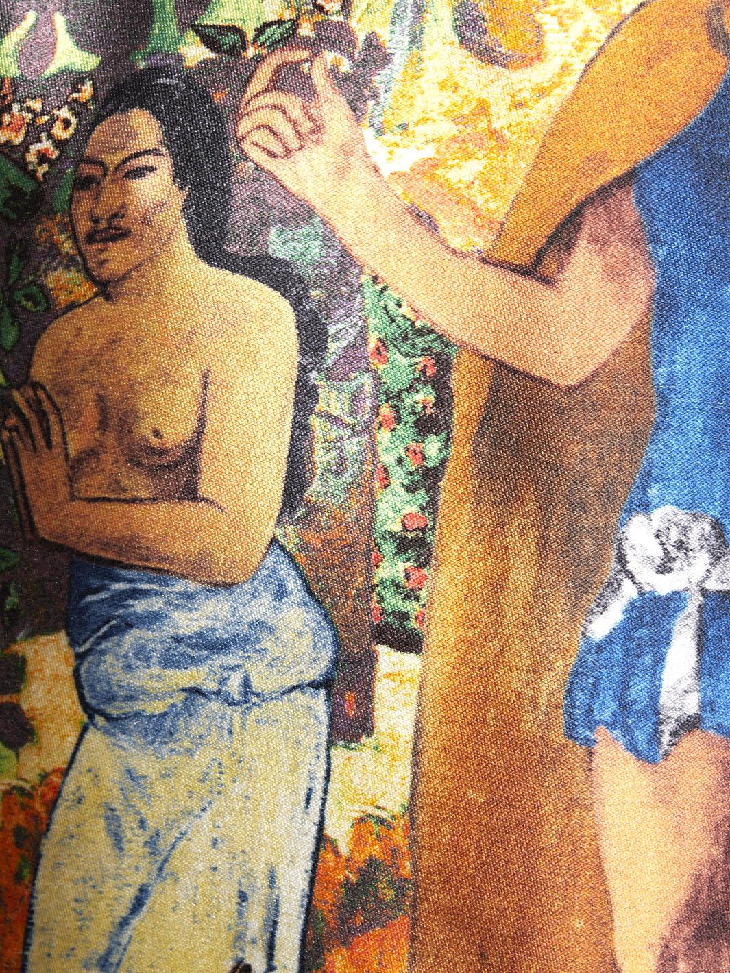 2010 Aquilano Rimondi minidress with Gaugin-inspired print BR0298 . Acquilano Rimondi 