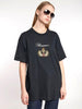 1990s Anna Molinari Blumarine blue T-shirt with beads and rhinestones Z101116  Blumarine 