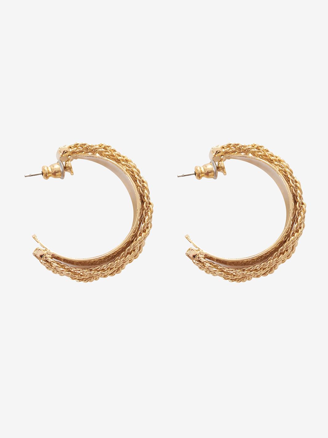 Correani Metal Crescent Earrings MR280923_17  Correani 