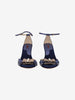 Vintage Navy Suede Embellished Sandals WCV130123  Vintage 