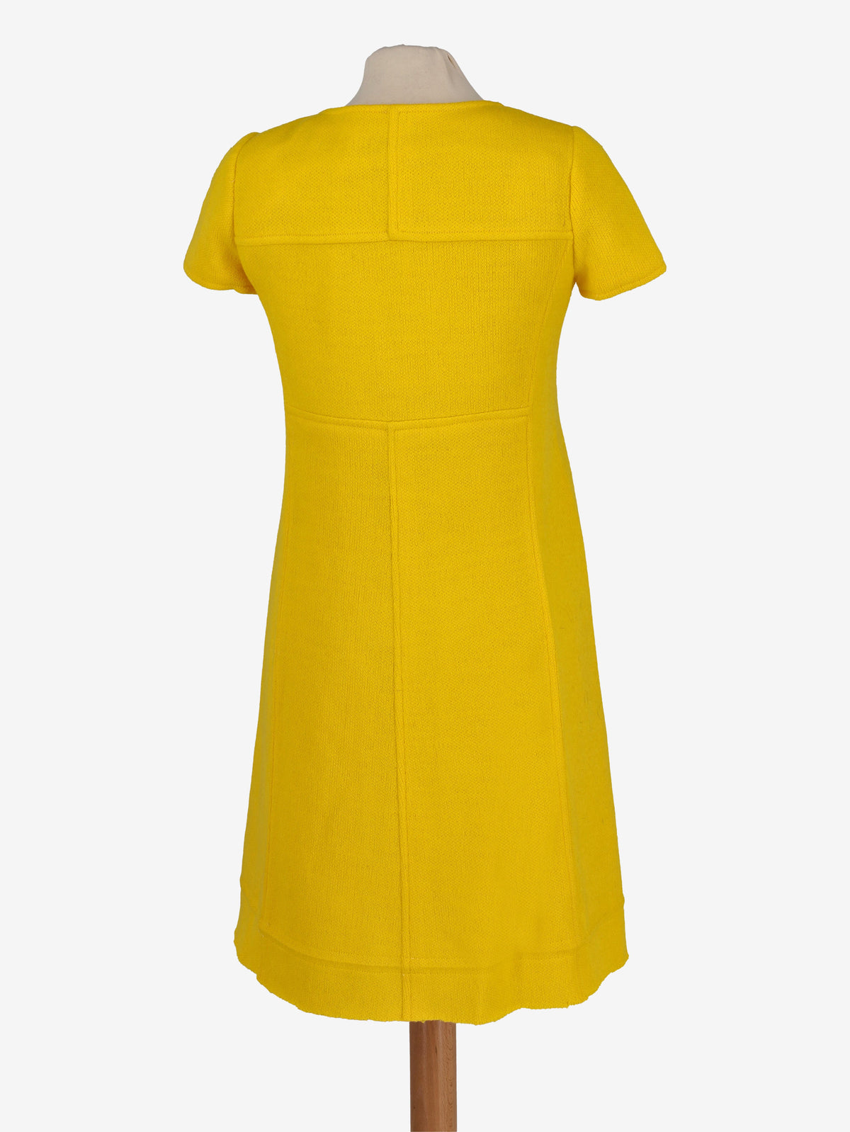 Courrèges Yellow Wool Dress MR260725.15  Courrèges 