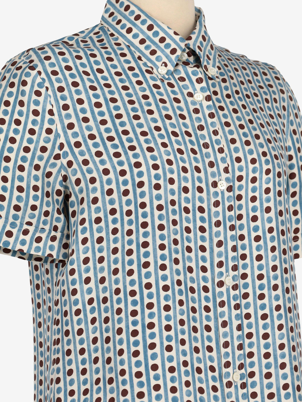 Prada Short Sleeved Geometric Shirt W02122025.2  Prada 