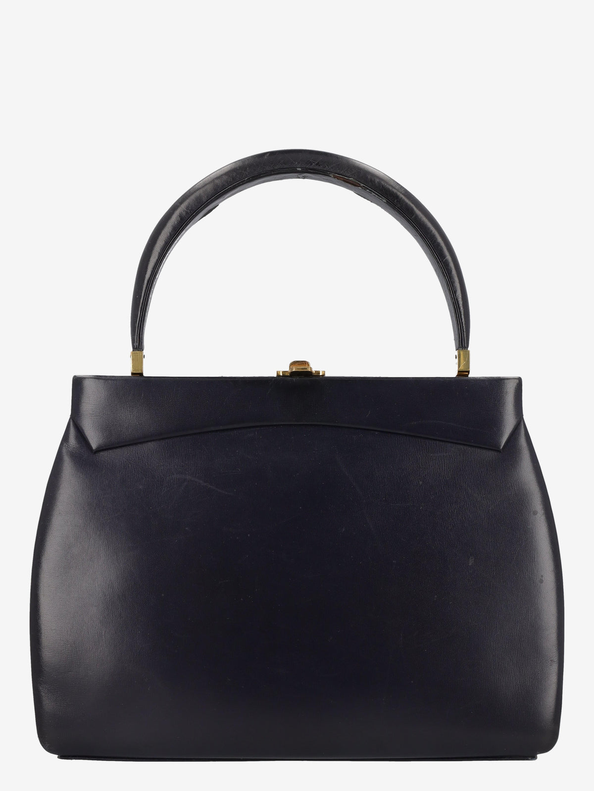Vintage Blue Leather Handbag WCV300625.47  Vintage 