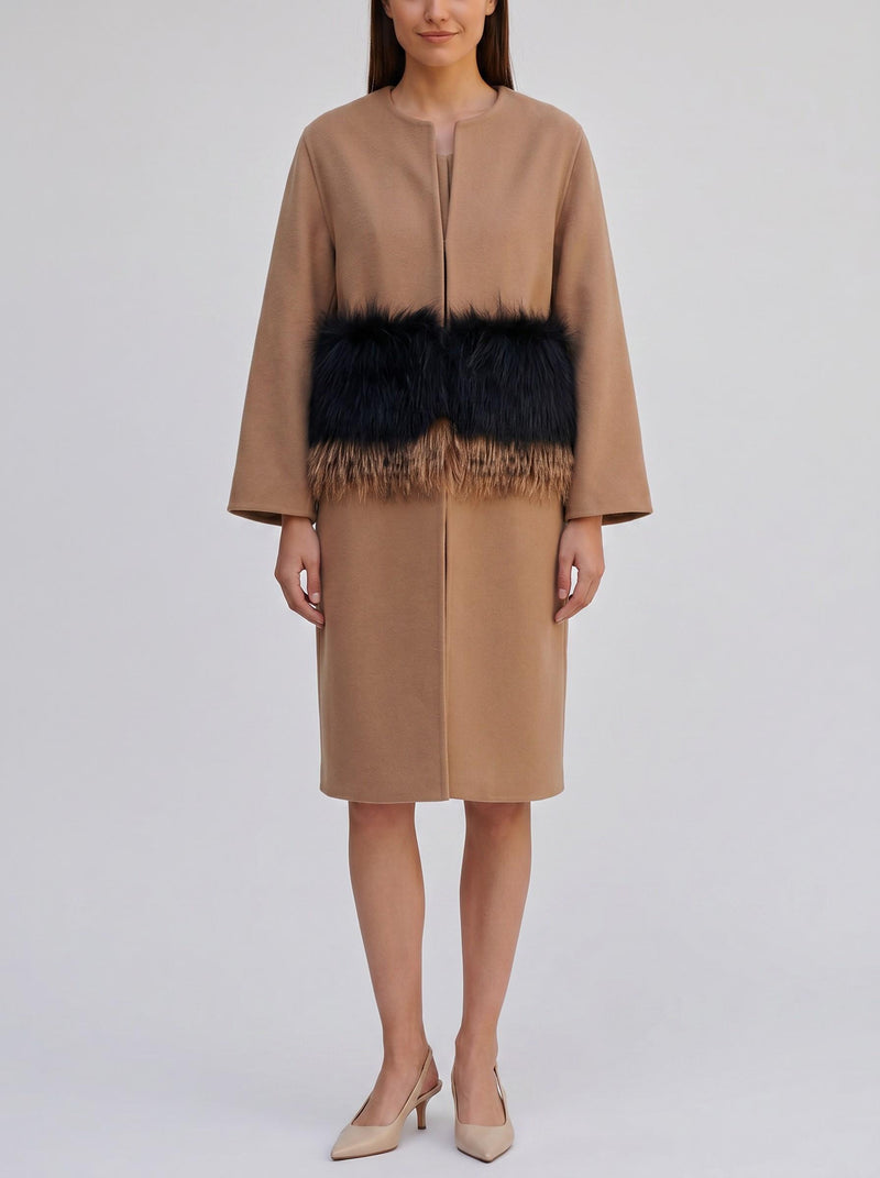 Yves Saint Laurent Coordinated Dress and Coat Set CVM26.6.42  Yves Saint Laurent 