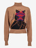 Krizia High-Neck Sweater with Horse Print W240426.2  Krizia 