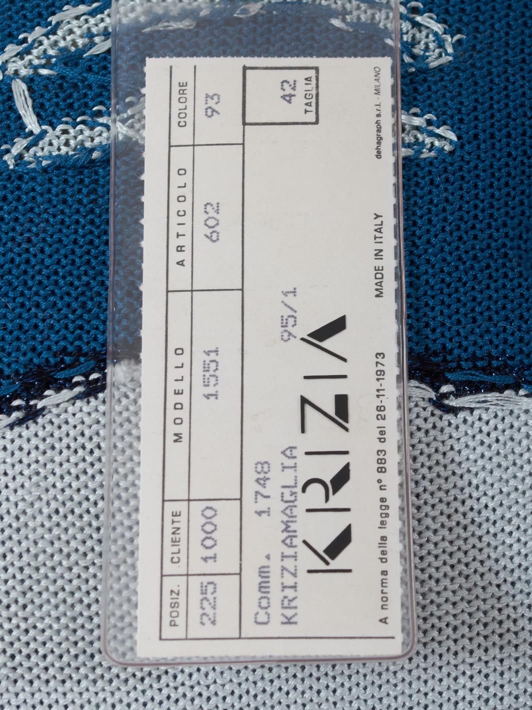 T-shirt Krizia in maglia con stampa Tartaruga