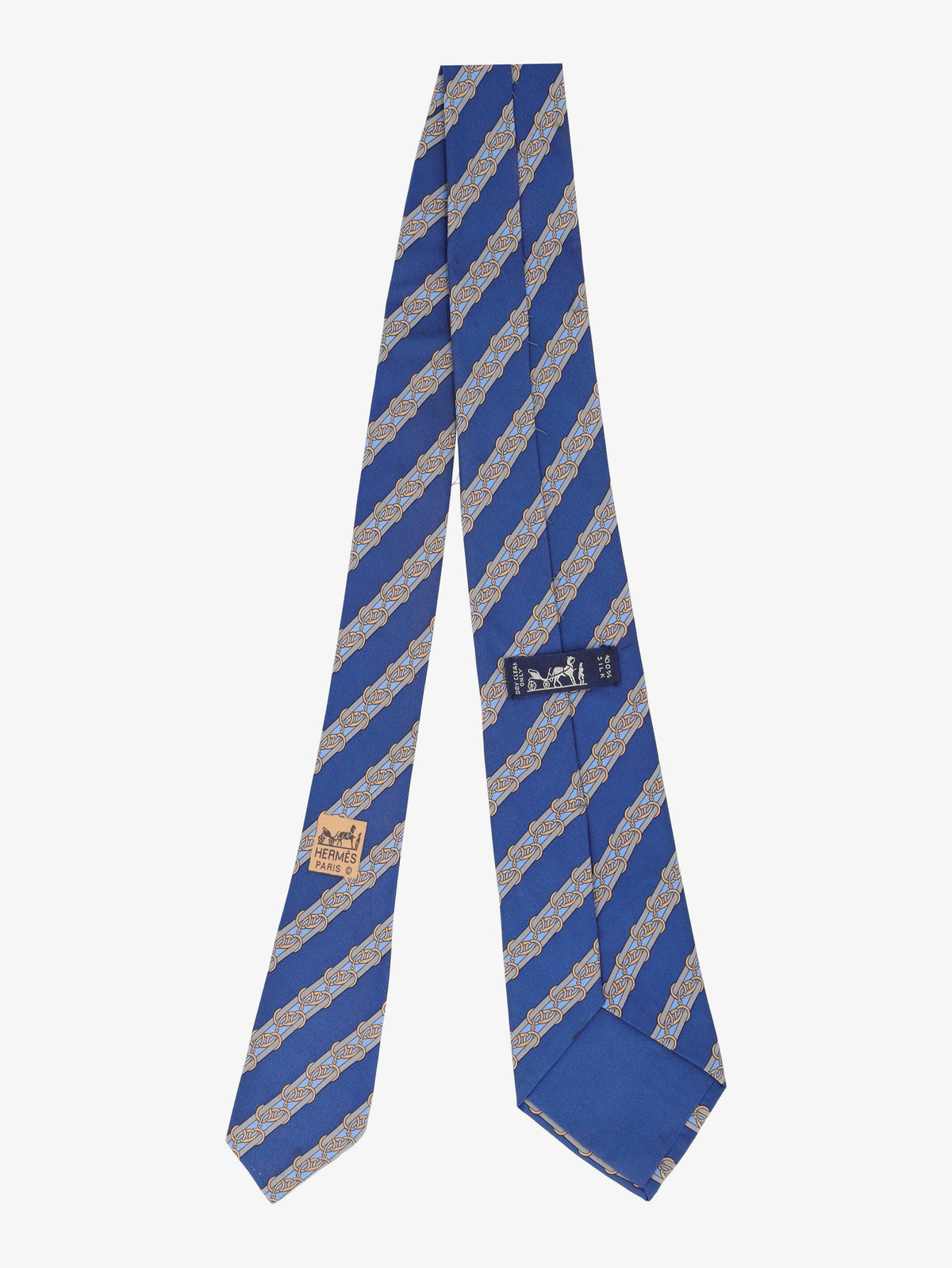 Hermès Chains Print Tie 161225.21  Hermes 