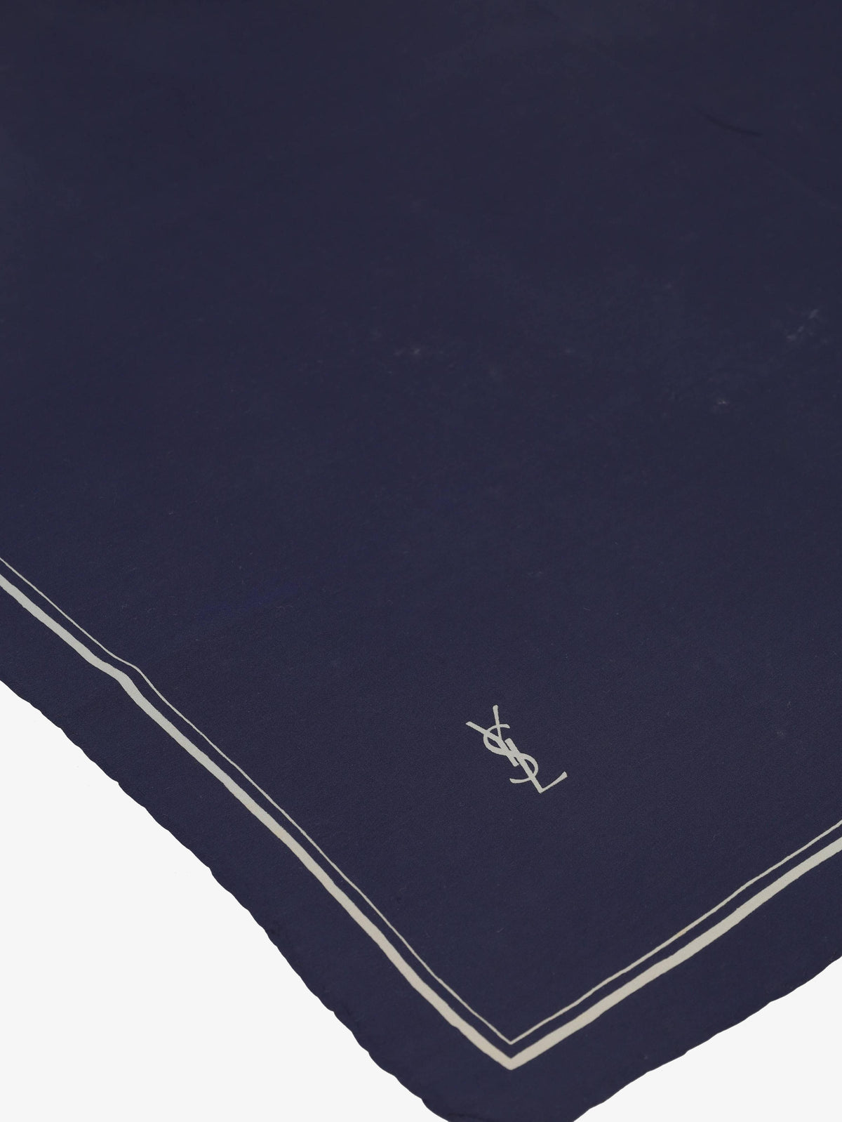 Yves Saint Laurent Foulard Navy W24121222  Yves Saint Laurent 