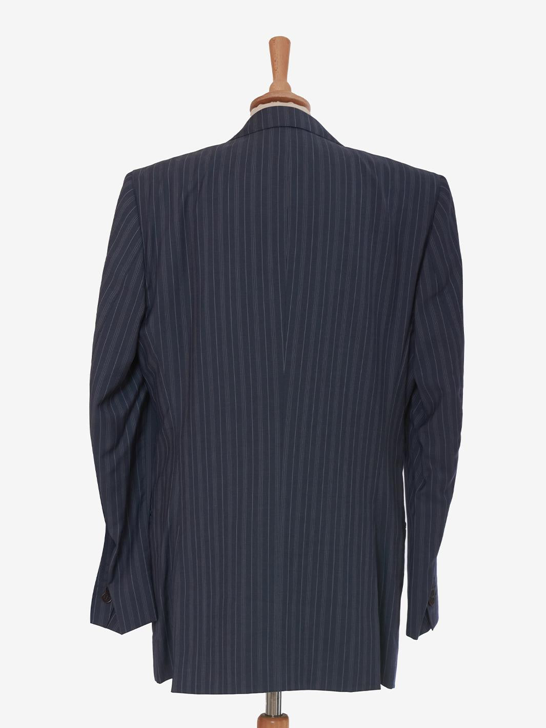 Paul Smith 蓝色羊毛真丝西装