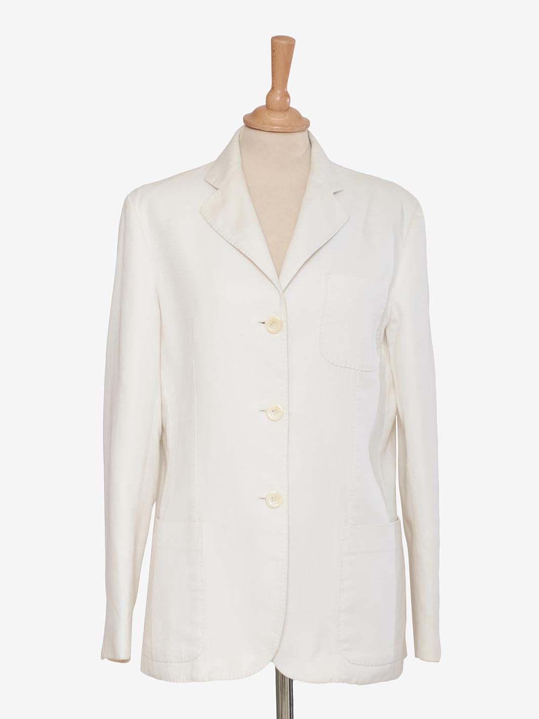 Giacca Malo in cotone bianco