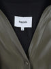 Vintage Soft Faux Leather Dress with Belted Waist W7426.37  Nanushka 