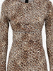 Dsquared2 Leopard Print Jersey Cutout Jumpsuit CVM26.23.64  Dsquared² 