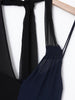 2020 Alessandro dell'Acqua dark blue chiffon dress CVM19.1  Alessandro Dell'Acqua 