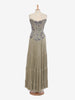 Vicky Tiel Green Pleated Dress
