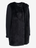 Falconeri Mixed-Texture Coat with Faux Fur Front CVM26.6.130  Falconeri 
