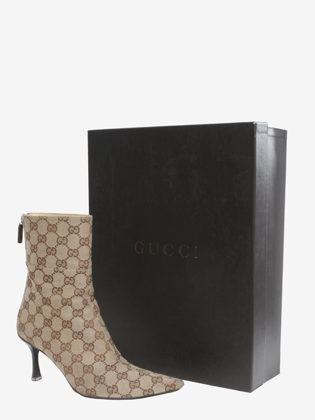 Gucci Monogram 靴子 - 90 年代