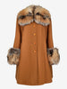 Mario Borsato Coat in Polyester with Fur Inserts CVM26.6.109  Mario Borsato 