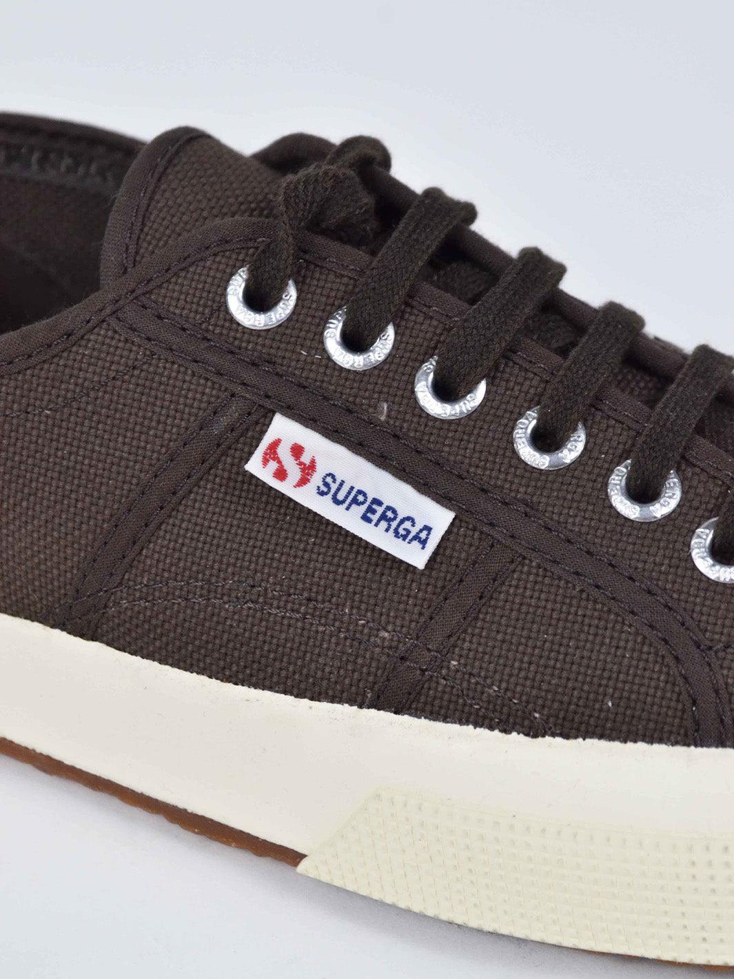 Y2K Superga sneaker in brown canvas W22050621  Superga 