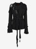 Kenzo Knitted Cardigan with Floral Cut-Out Details MR311024.29BIS  Kenzo 