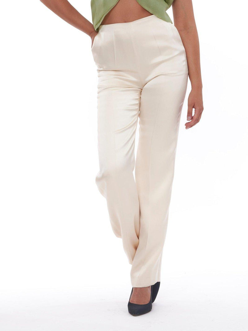 1990s Hermès pants in ivory silk W22051942  Hermès 