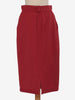 Gonna Gianni Versace in lana rossa