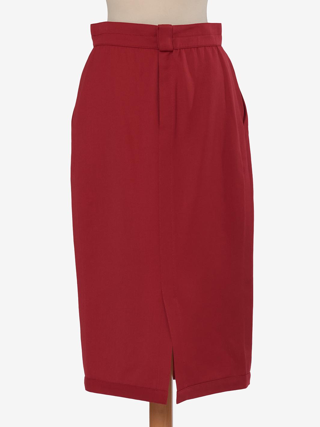 Gonna Gianni Versace in lana rossa