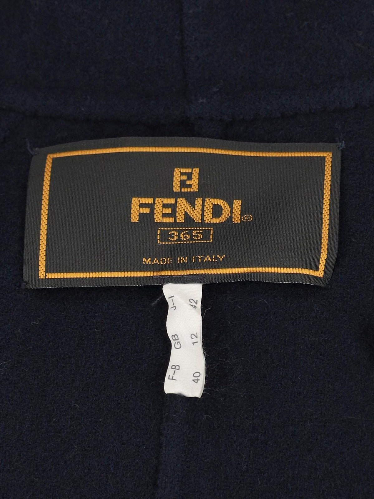 Fendi Blue Wool Coat W2511.115.15  Fendi 